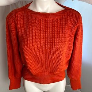 H&M orange long sleeve sweater S